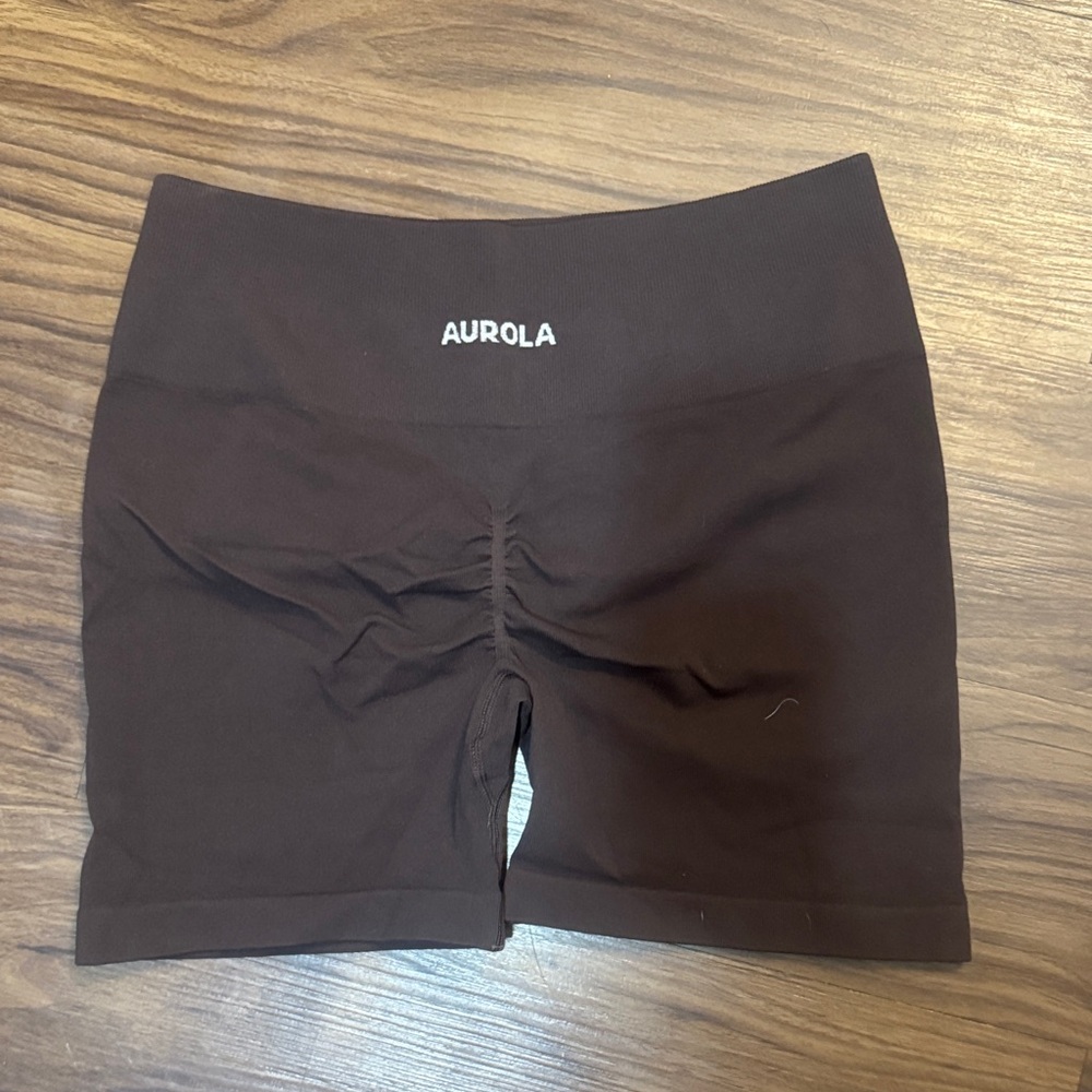 Aurola Women's Brown Bike Shorts